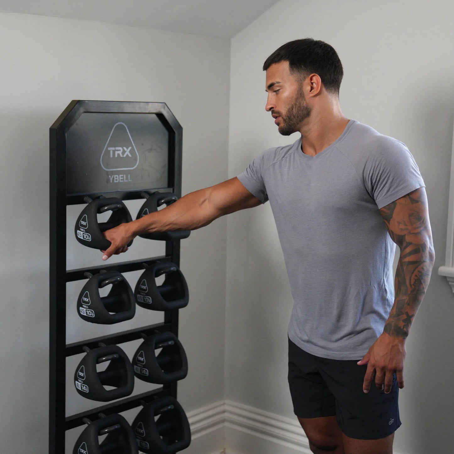 YBell Vertical Rack & 10 piece kit